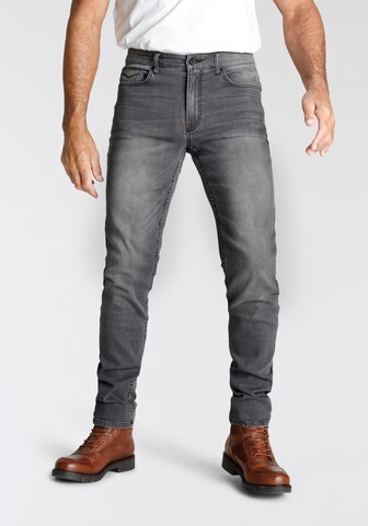 H.I.S Regular Jeans in Grey: front