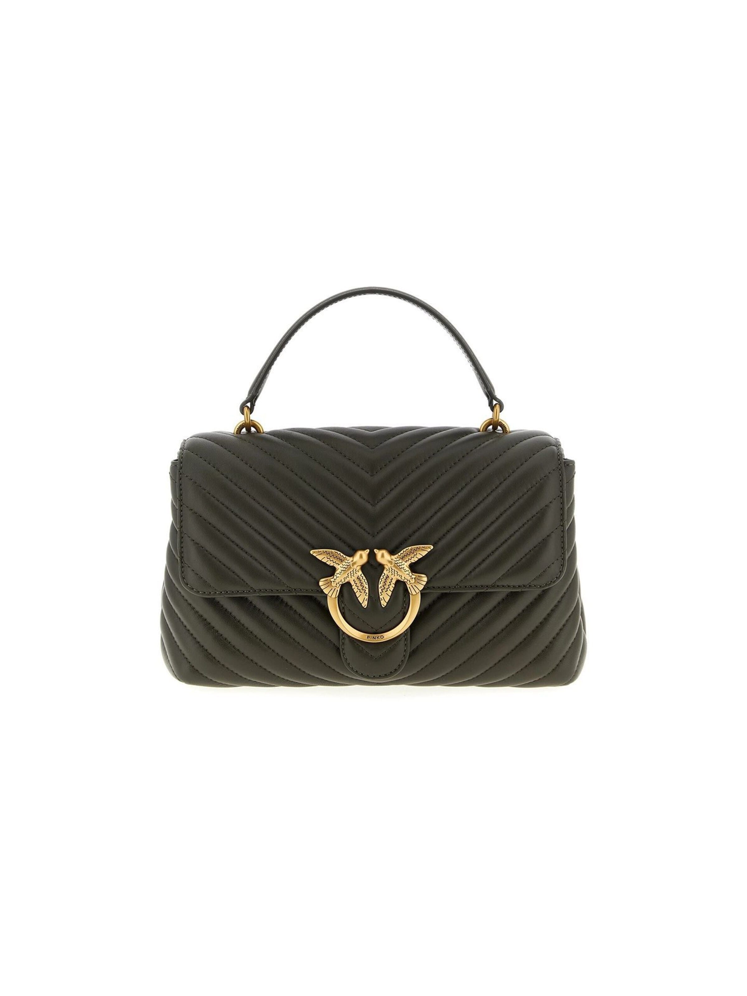 PINKO Handbag 'Love Lady Puff Classic Handbag' in Green: front