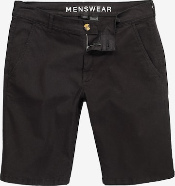 Men Plus Regular Hose in Schwarz: Vorderseite
