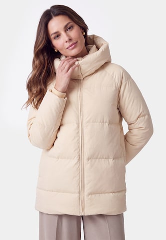 Usha - Casaco de inverno em bege: frente