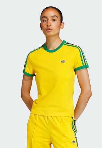 ADIDAS ORIGINALS Shirt in Geel: voorkant