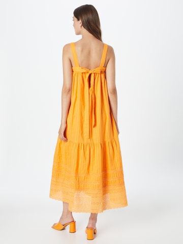 Warehouse - Vestido de verão em laranja