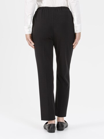 STEHMANN Slim fit Pleated Pants 'Helgi' in Black