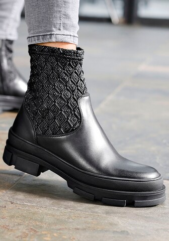 Bottines LASCANA en noir : devant