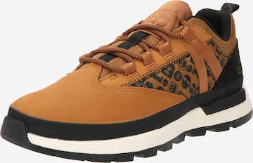 TIMBERLAND Athletic lace-up shoe 'Euro Trekker Low F/L' in Brown: front
