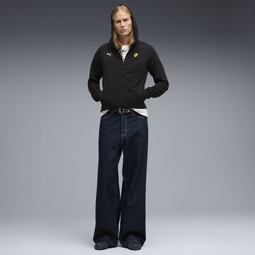 PUMA Sportsweatjacke 'Scuderia Ferrari' in Schwarz