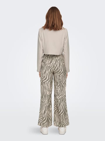 JDY Wide leg Pants 'CAMILLE' in Beige