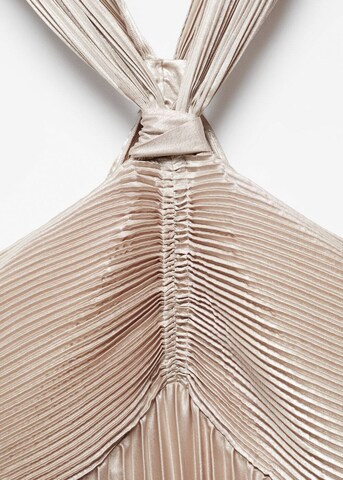 MANGO Evening dress 'Anis' in Gold