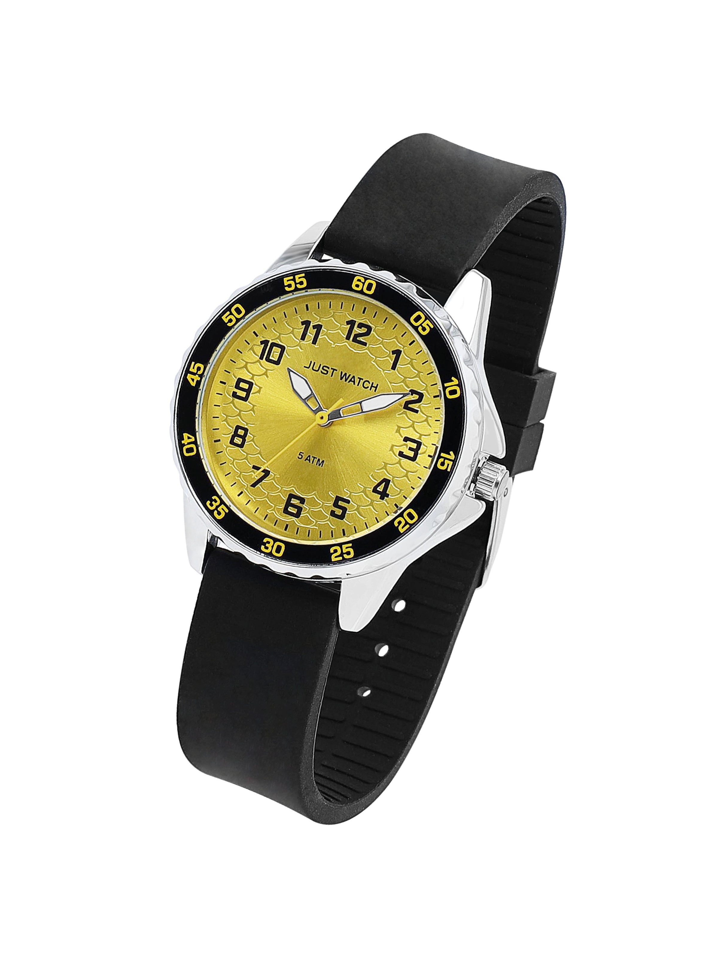 Just Watch Watch 'Livia, 5 ATM' in Black: front