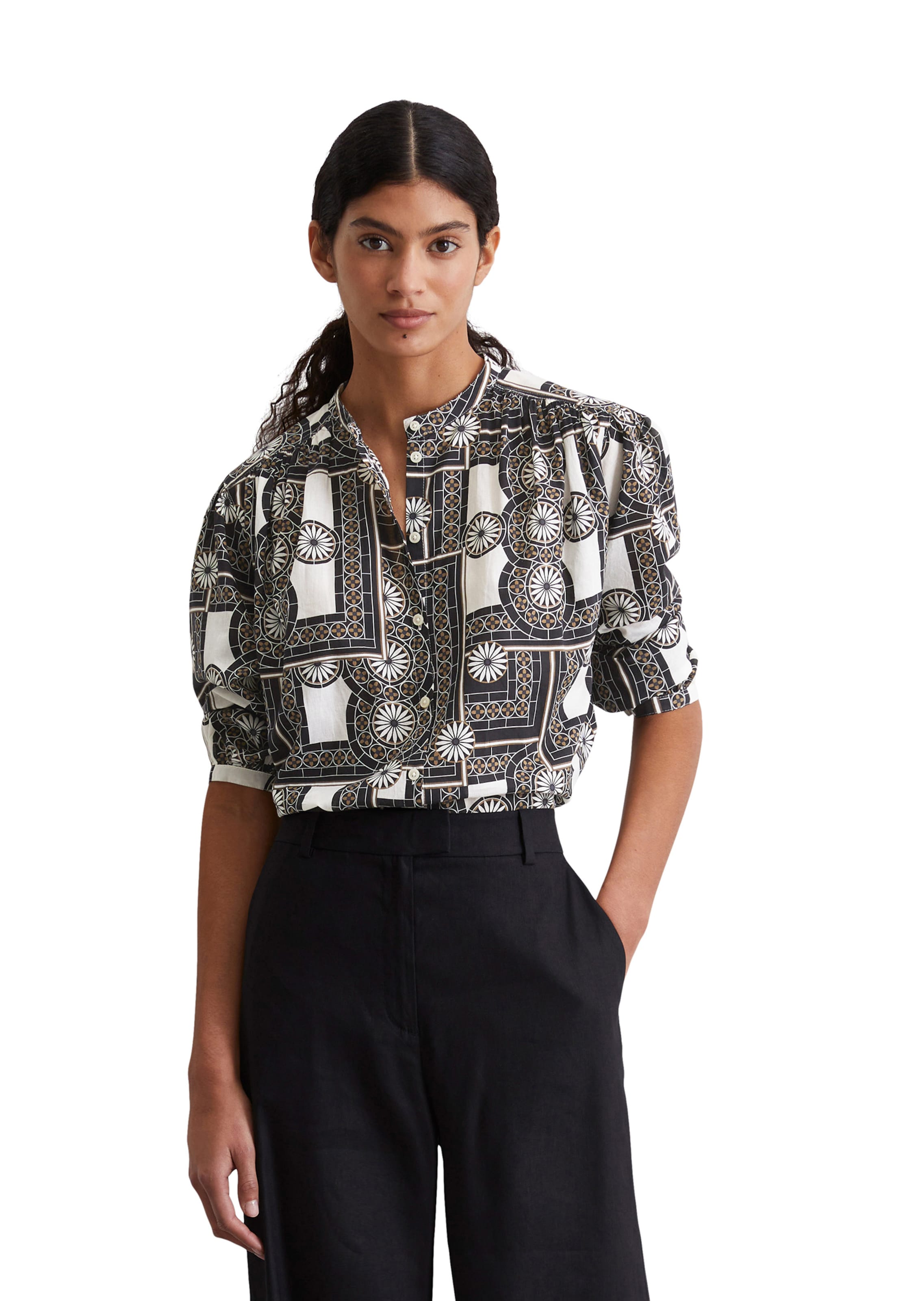 Chemisier Marc O'Polo en noir : devant