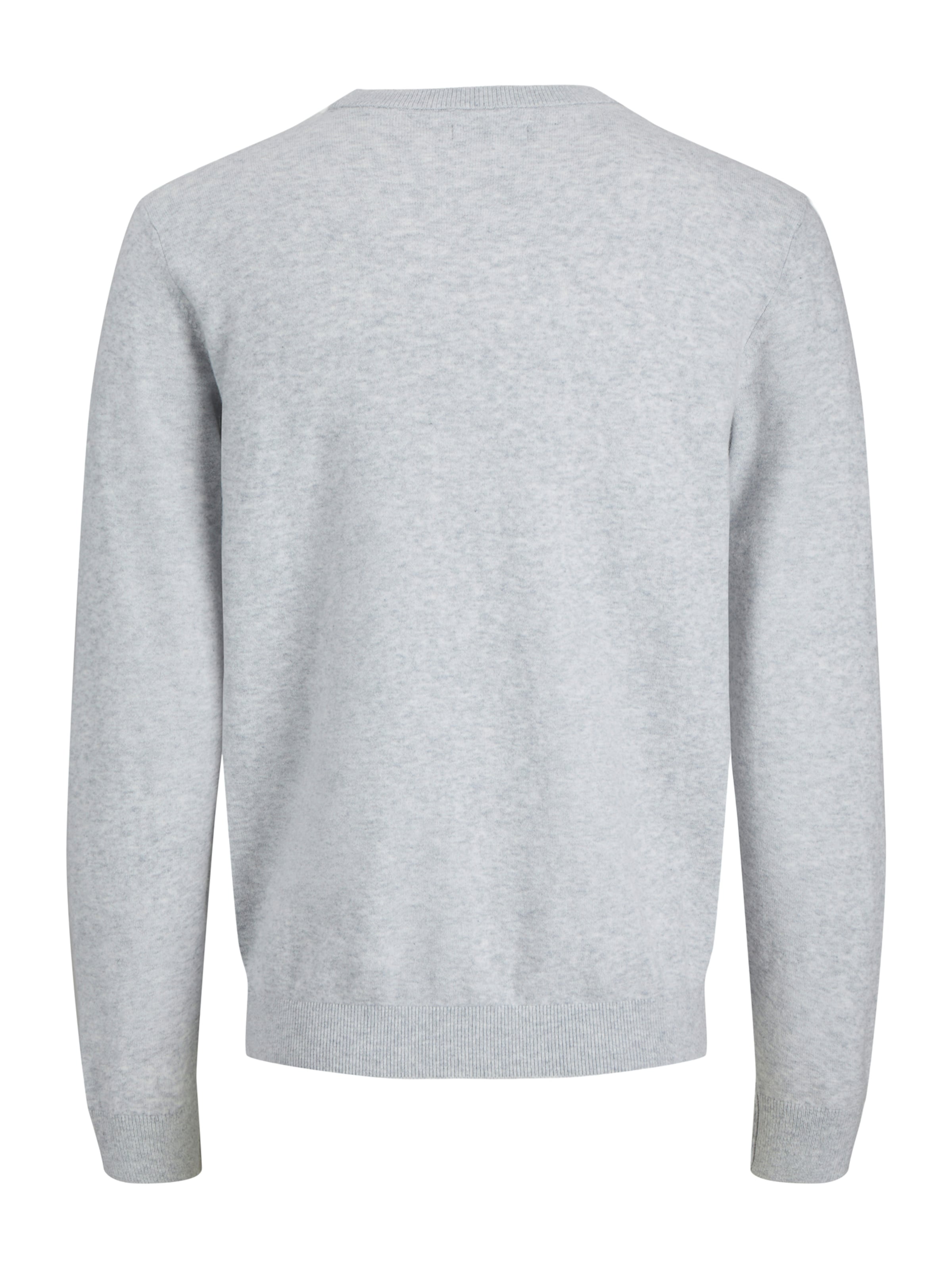 JACK & JONES Sweater 'JJEPerfect' in Grey