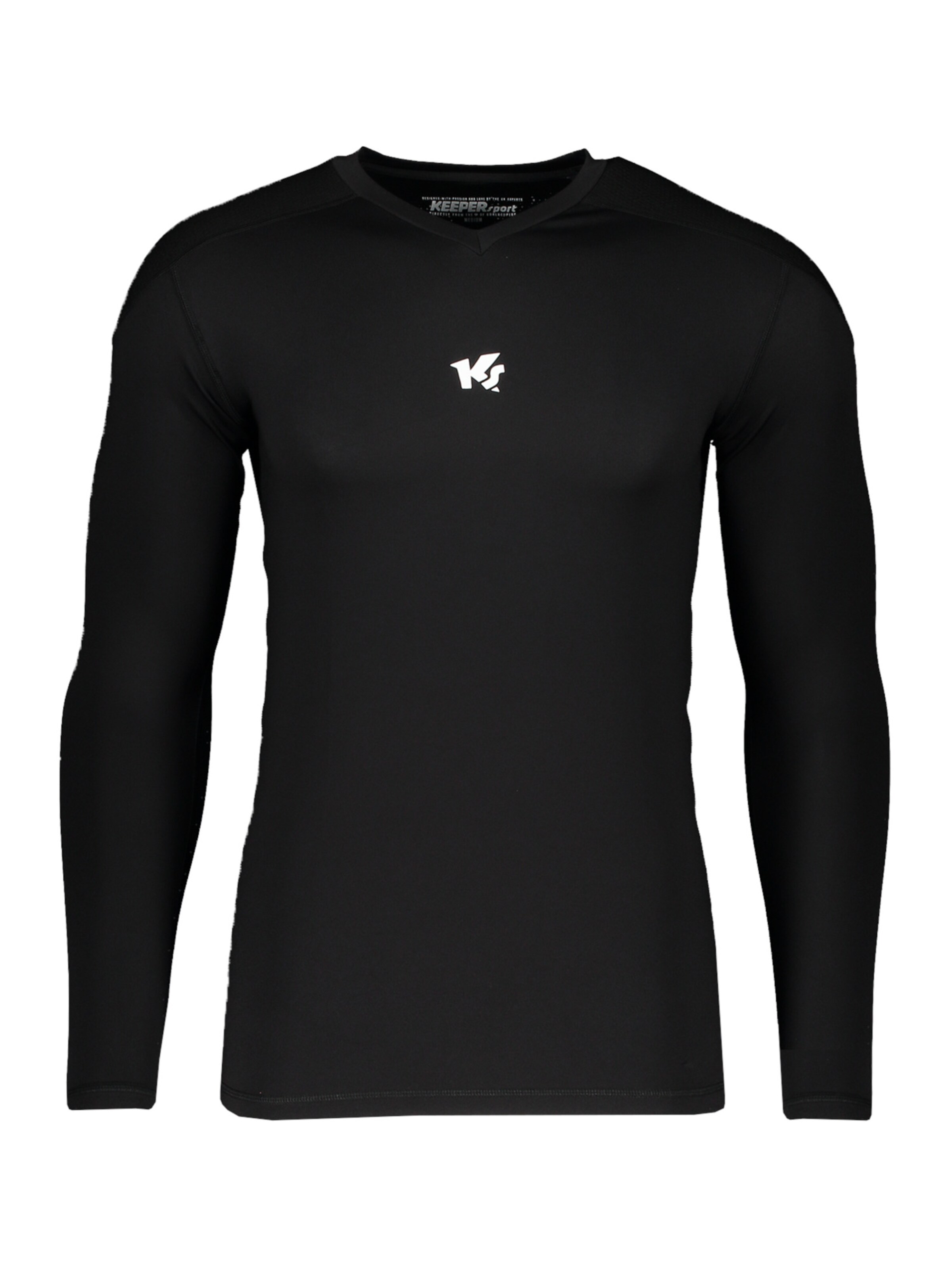 KEEPERsport Base Layer in Black: front