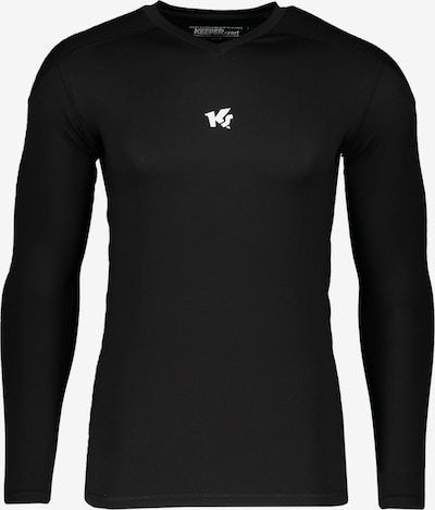 KEEPERsport Baselayer in schwarz / weiß, Produktansicht