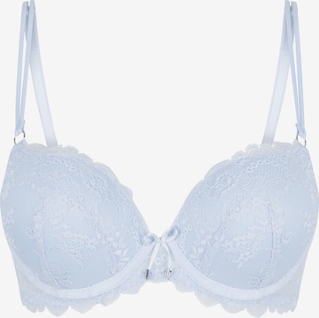 LingaDore Push-up Bra in Blue: front