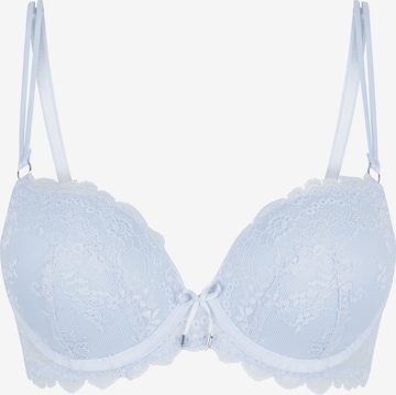 LingaDore - Push-up Soutien em azul: frente