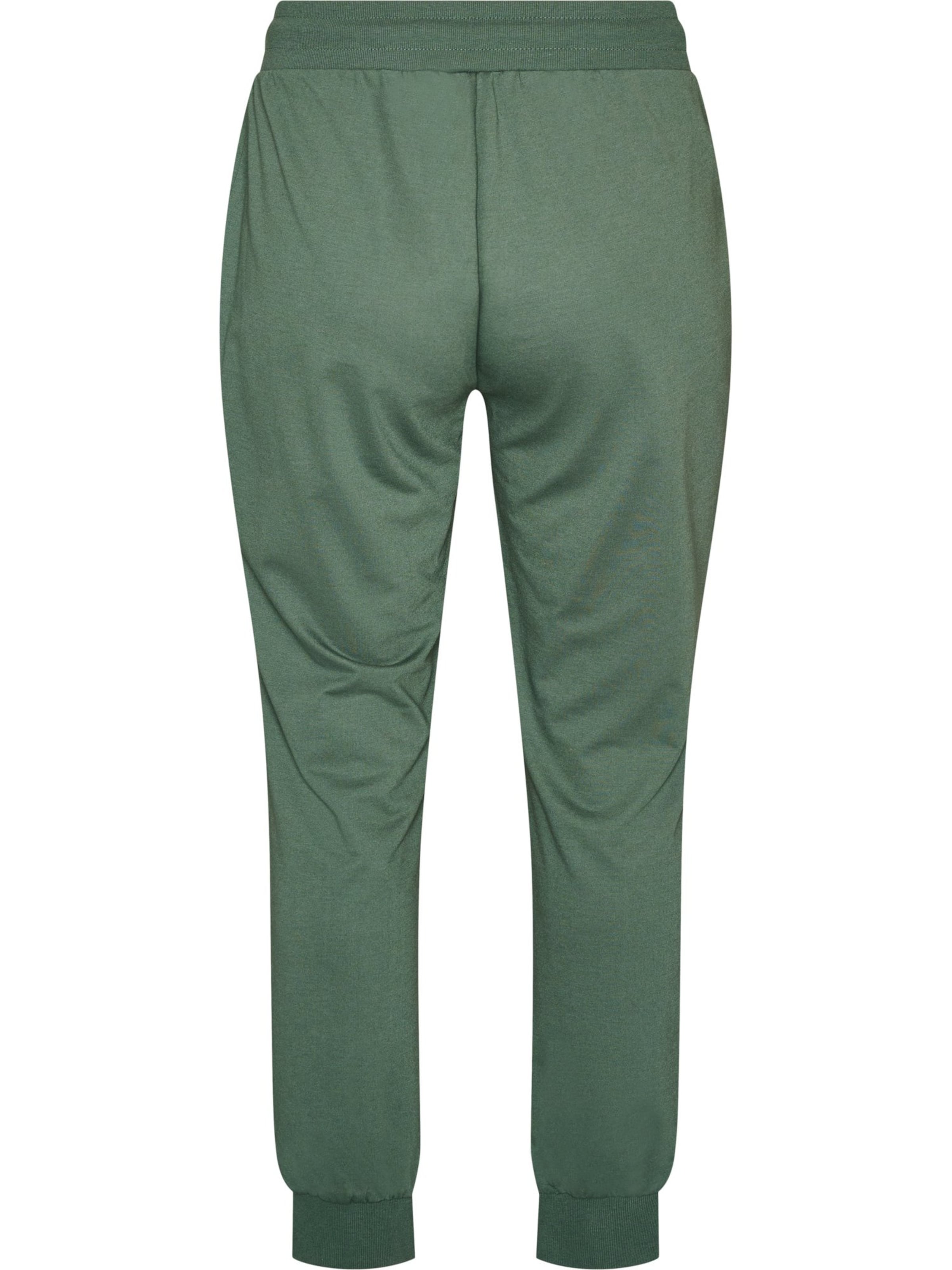 Active by Zizzi Дънки Tapered Leg Спортен панталон в зелено