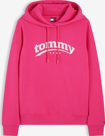 rožinė Tommy Jeans Megztinis be užsegimo 'ESS': priekis