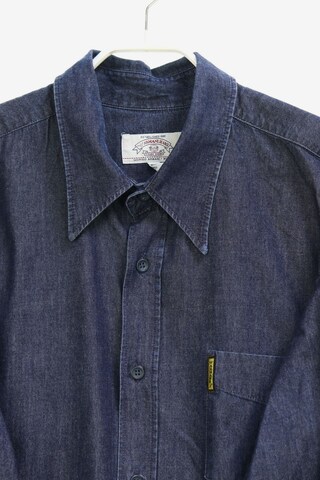 Armani Jeans Button Up Shirt in XL in Blue
