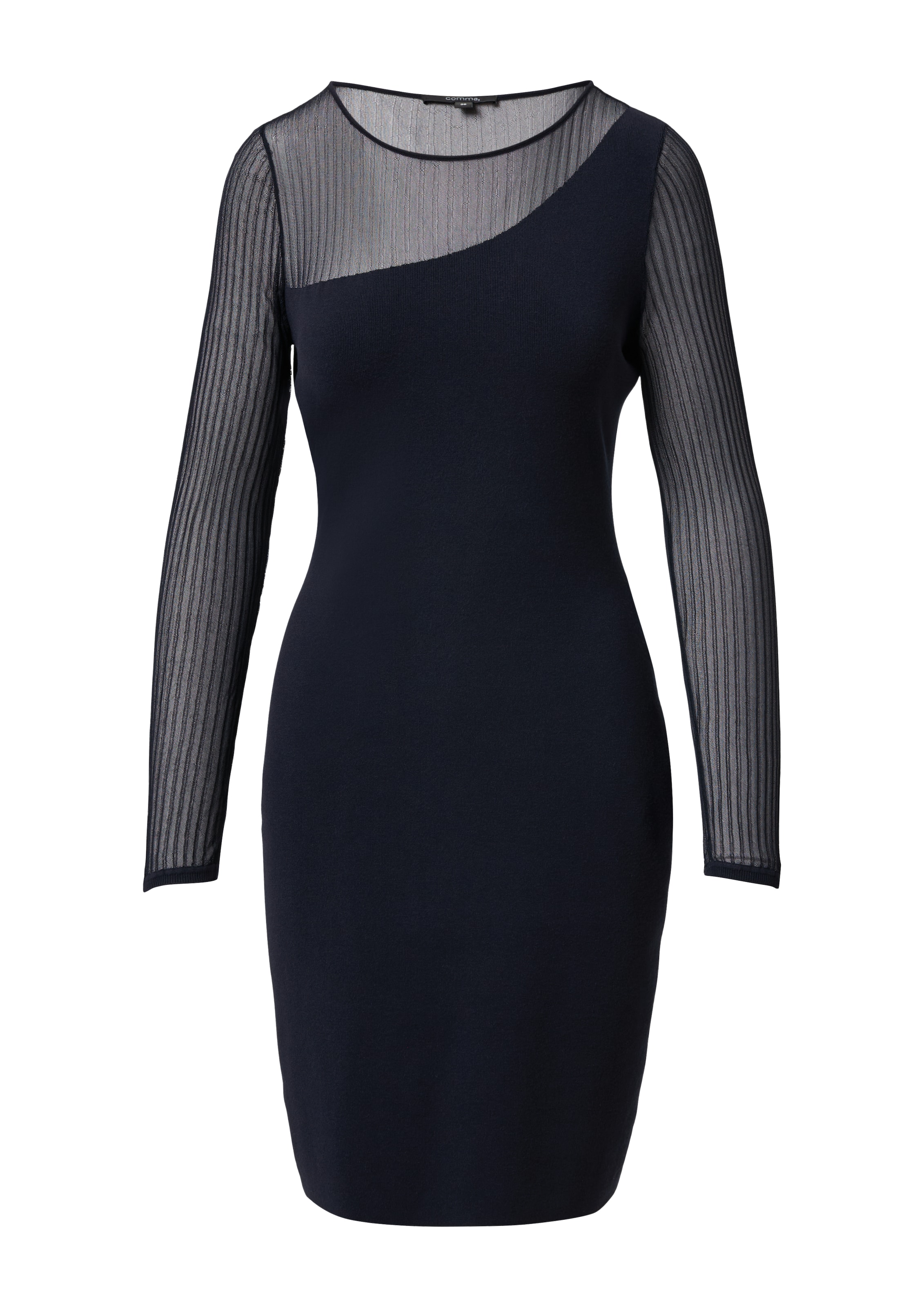 COMMA - Vestido em azul: frente