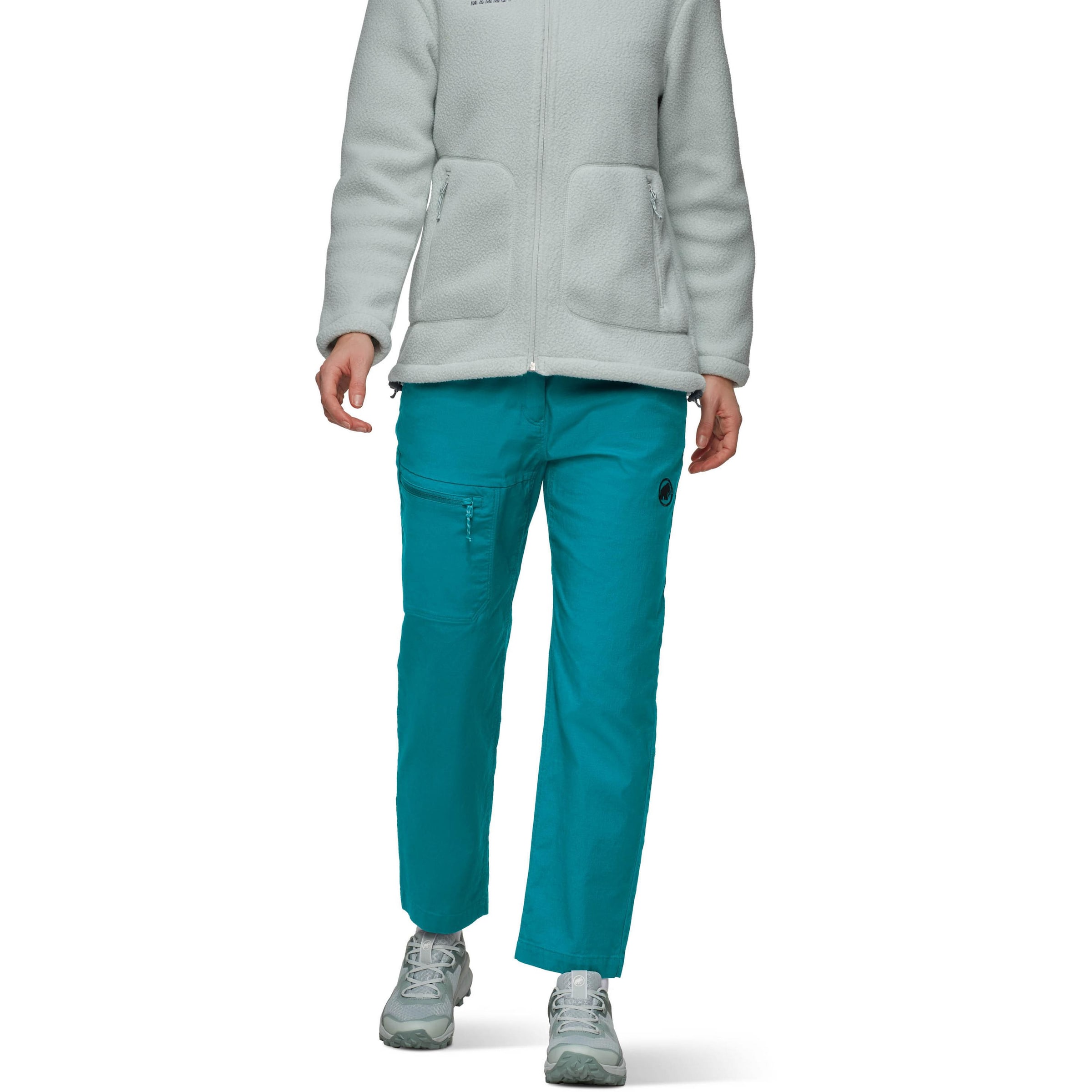 MAMMUT Regular Outdoor Pants 'Tamaro' in Blue: front