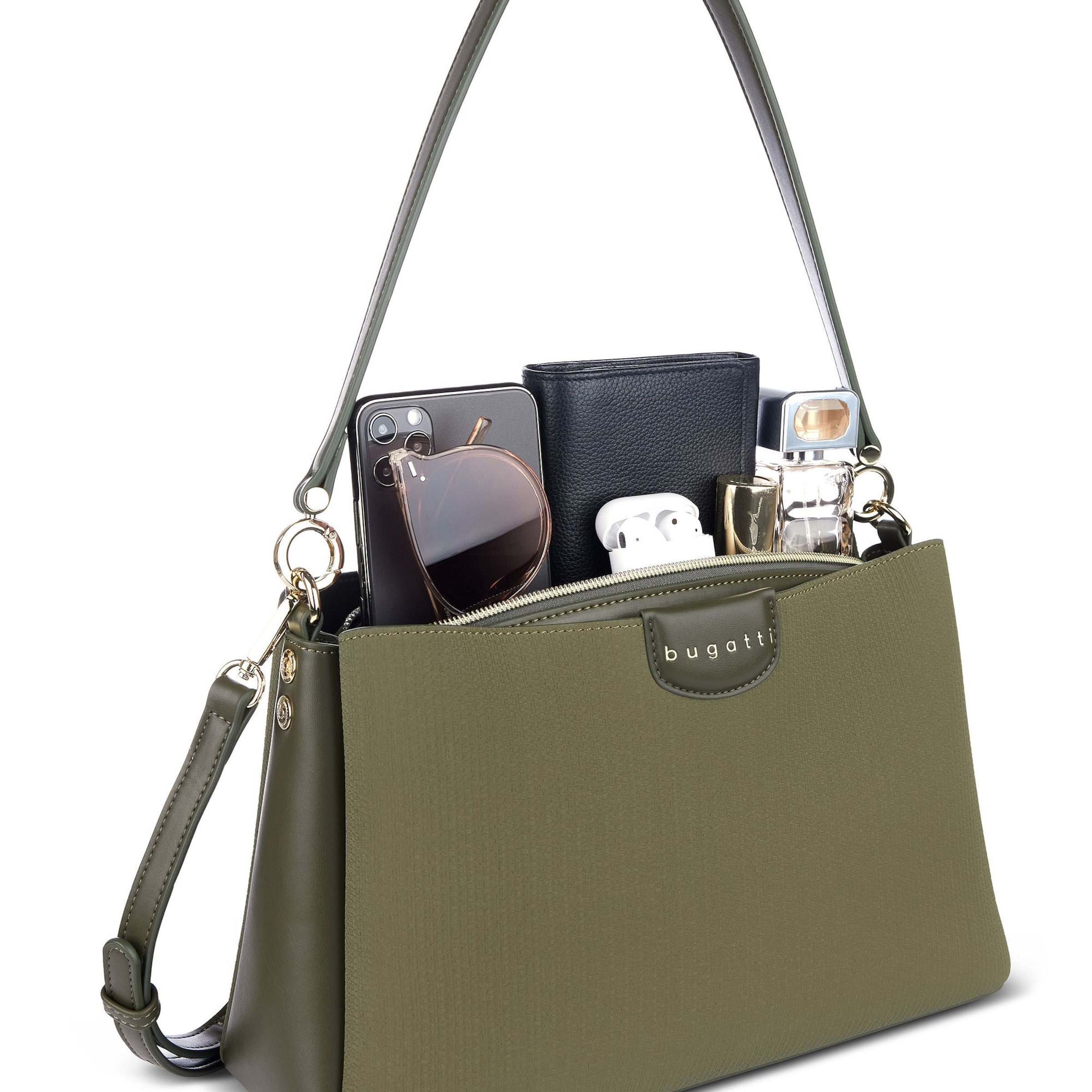 Sac bandoulière 'Leah' bugatti en vert