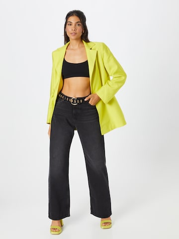 Monki Wide leg Jeans in Zwart