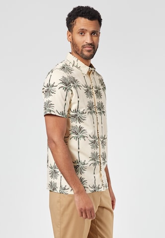 4funkyflavours Regular fit Button Up Shirt 'Out Loud' in White