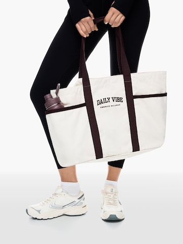 Bershka "Чанта тип ""Shopper""" в бежово