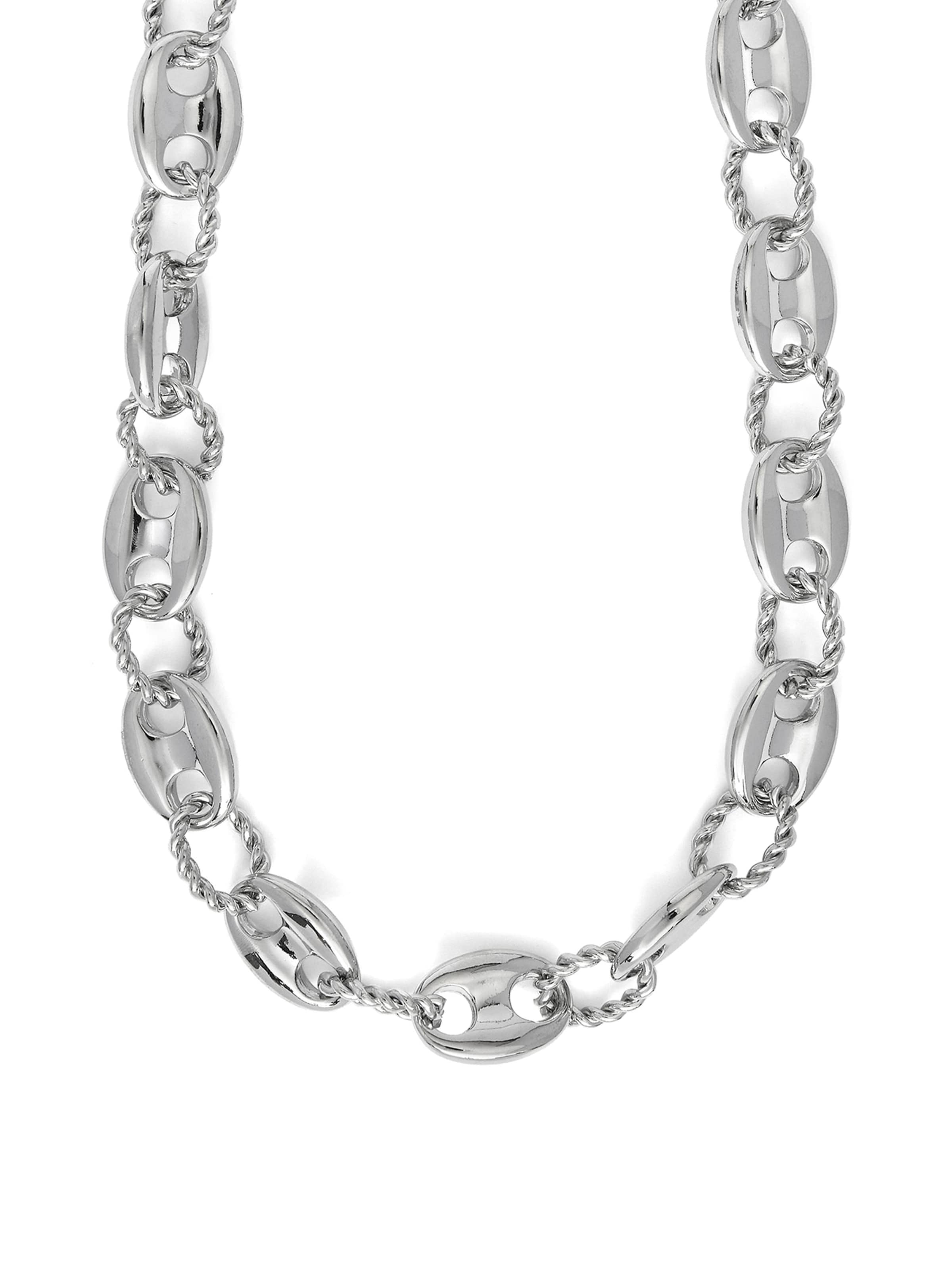 Luxenter Necklace 'Laroth' in Silver: front