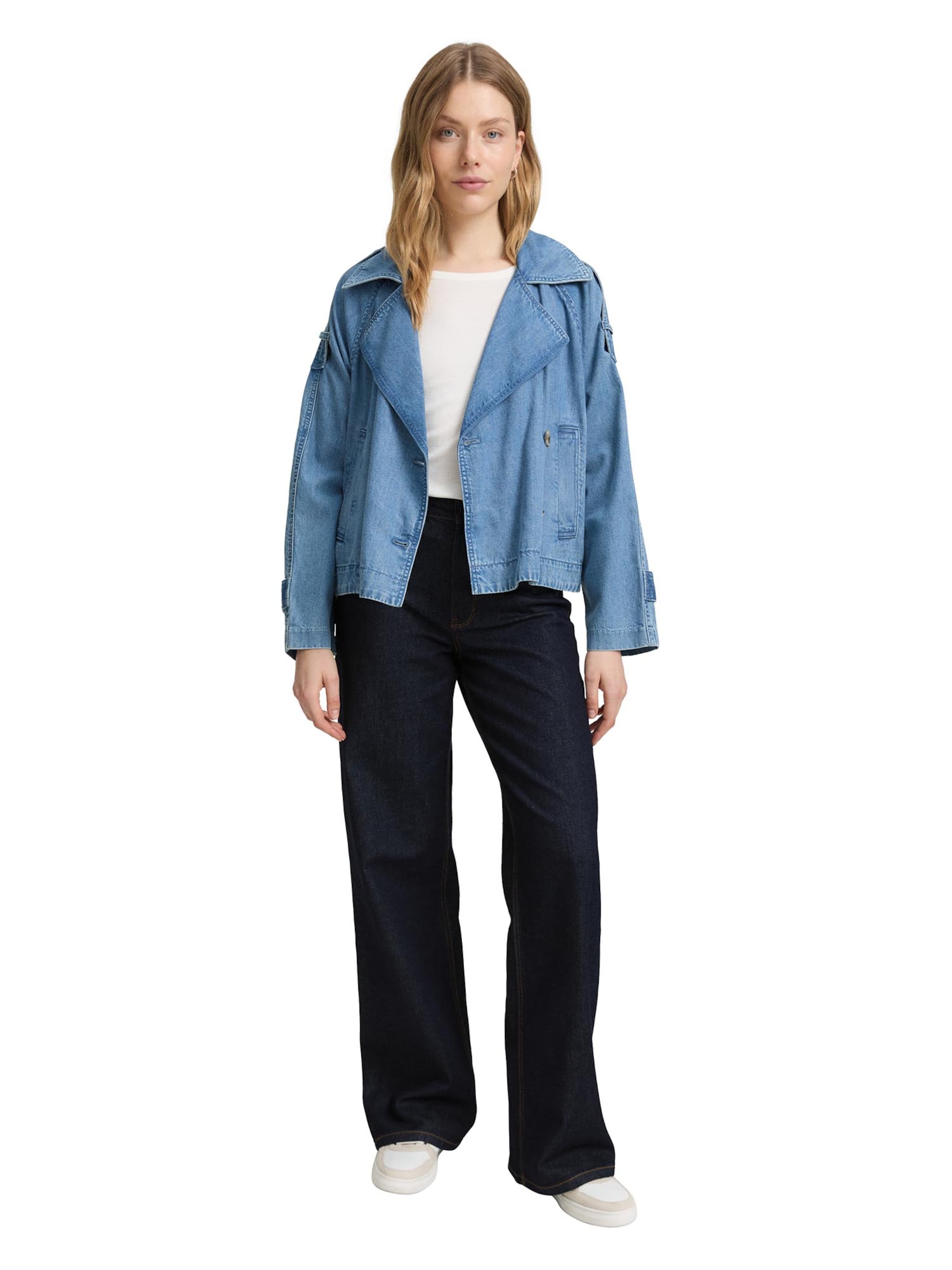 TOM TAILOR Wide leg Τζιν 'Madina' σε μπλε