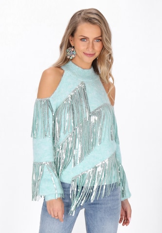 IZIA - Jersey en azul: frente