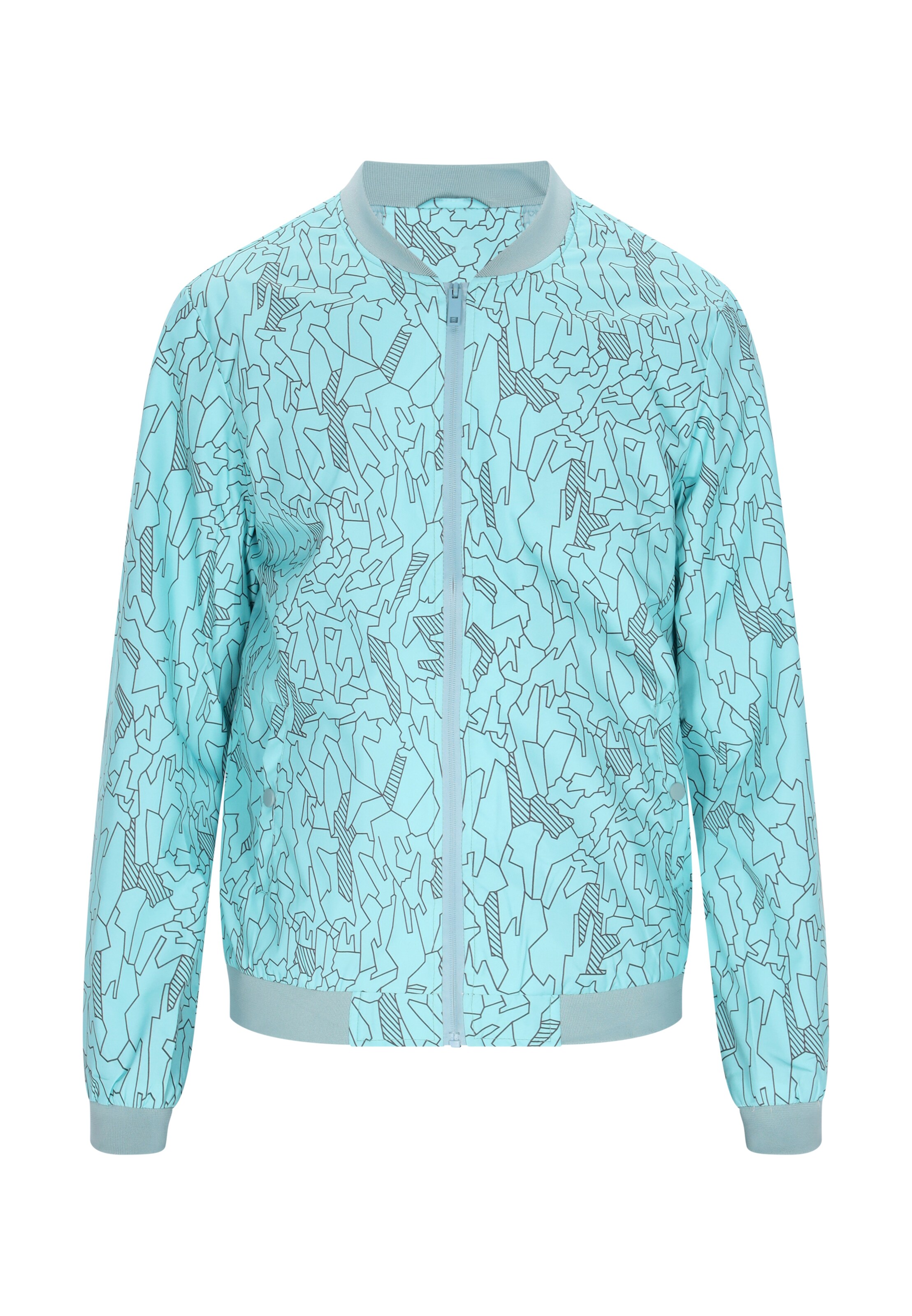 COSIMON - Casaco meia-estação em azul: frente