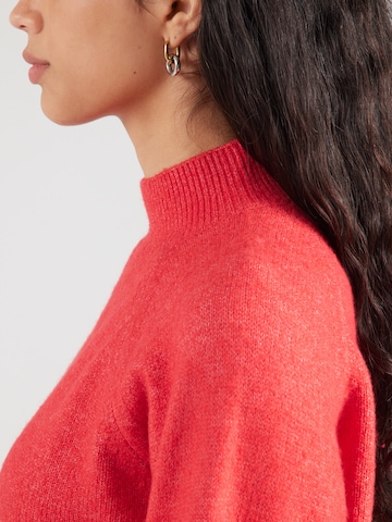 VERO MODA Sweater 'VMLEAF' in Red
