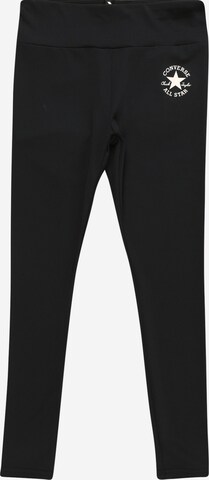 CONVERSE Skinny Leggings in Zwart: voorkant