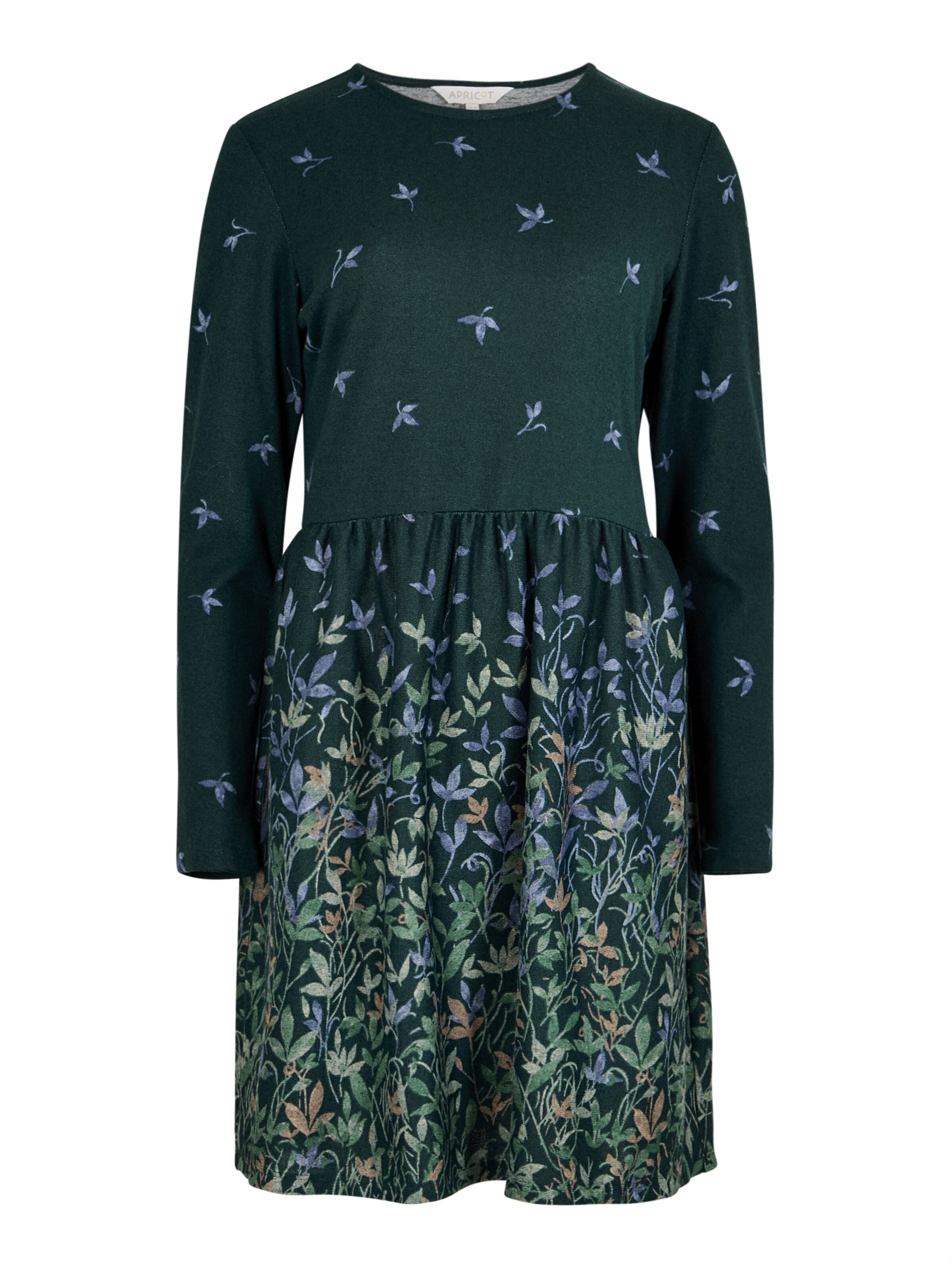 Robe Apricot en vert : devant