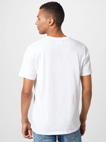 T-Shirt 'Ace Typo' WOOD WOOD en blanc