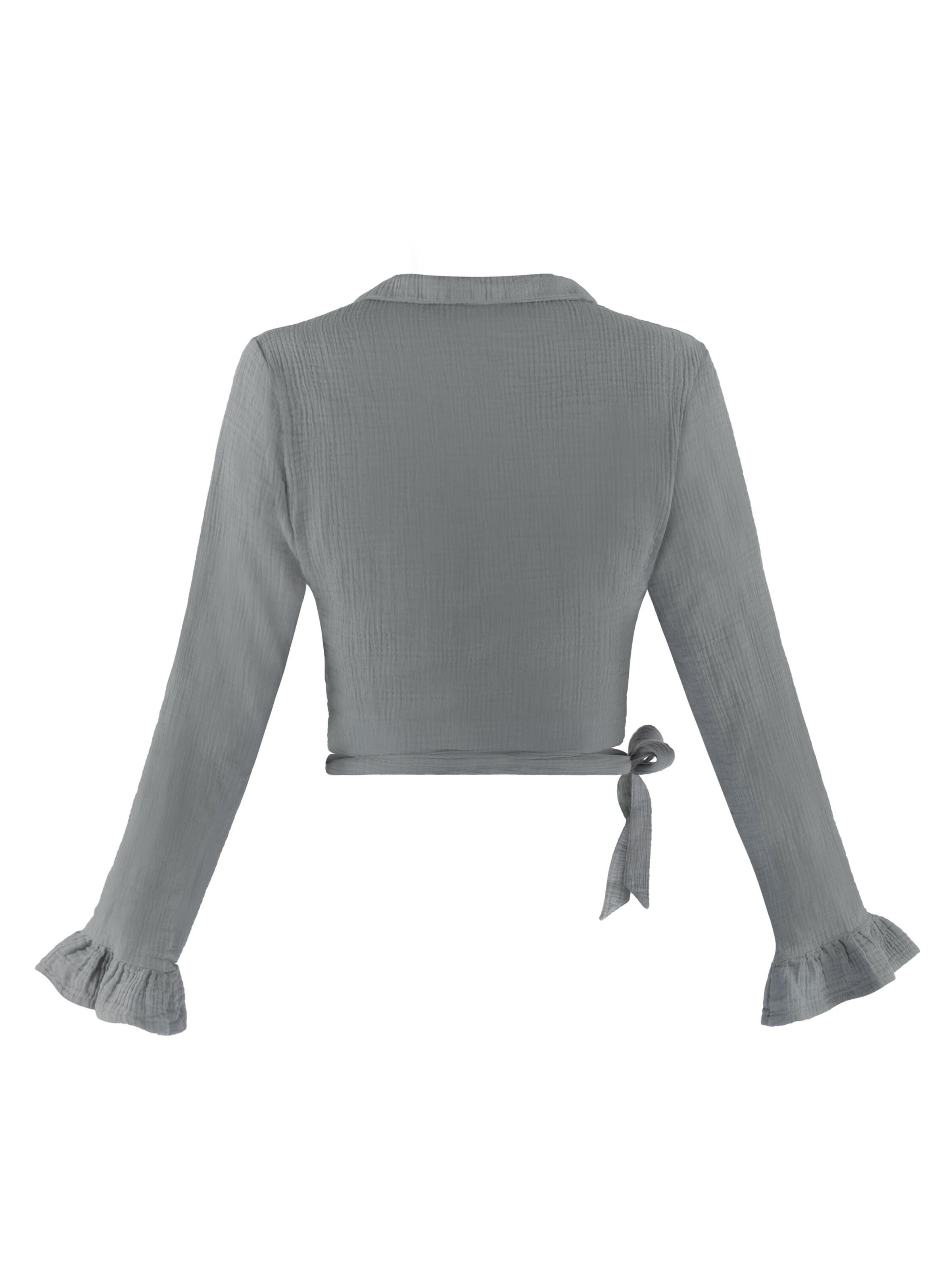 Janice Blouse ' Chalandri ' in Grijs