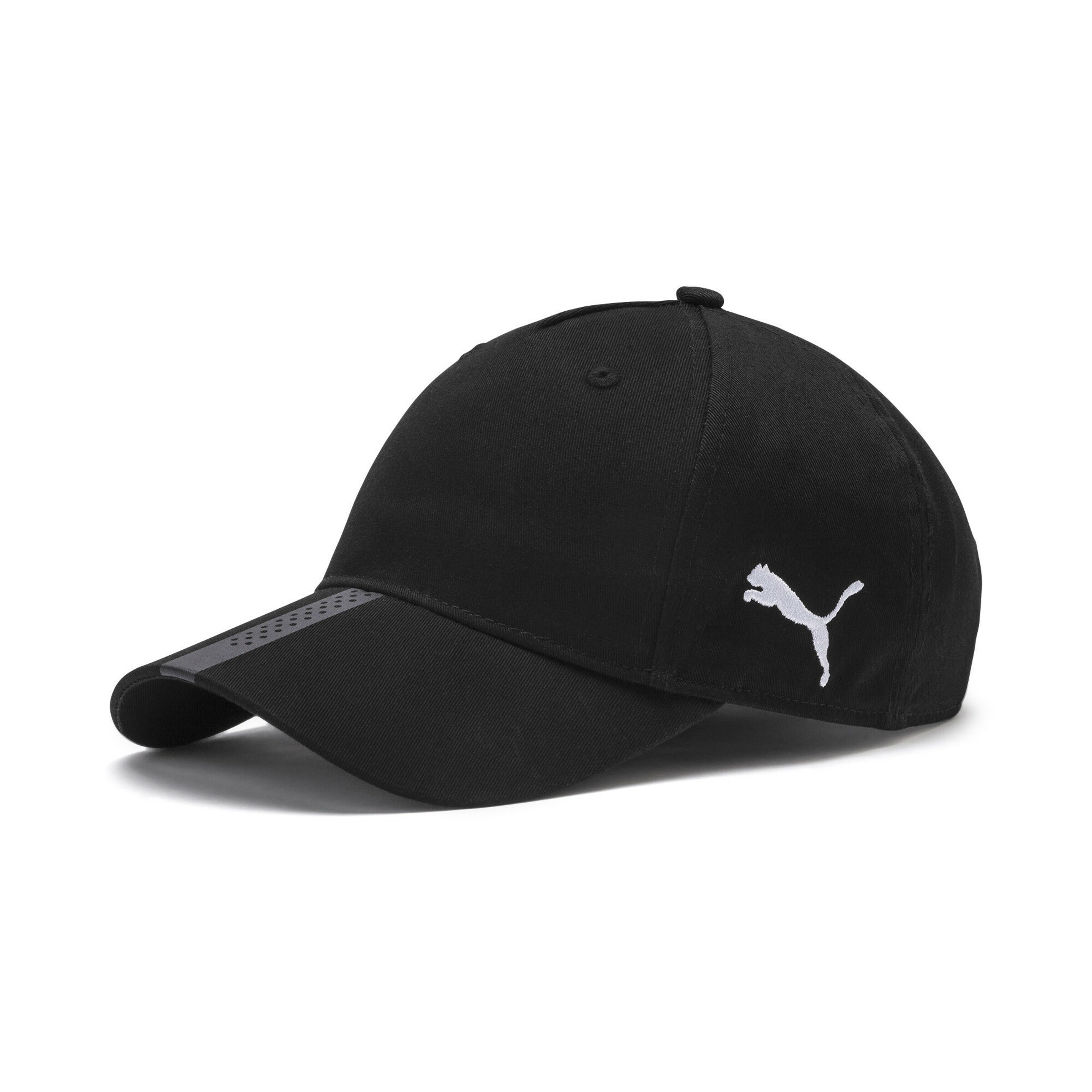 PUMA Sportcap 'Liga' in schwarz / weiß, Produktansicht