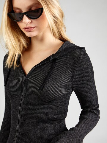 Monki Knit Cardigan in Black