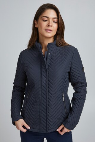 Fransa Between-Season Jacket 'FRESFIT' in Blue: front