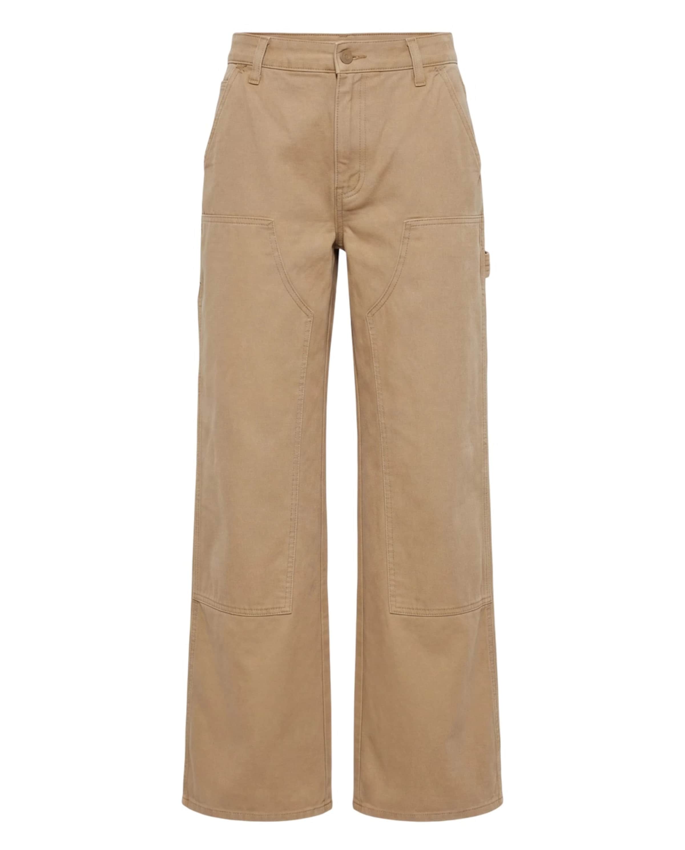 LEVI'S ® Loosefit Housut 'WORKWEAR LOOSE STRAIGHT' värissä beige: etupuoli
