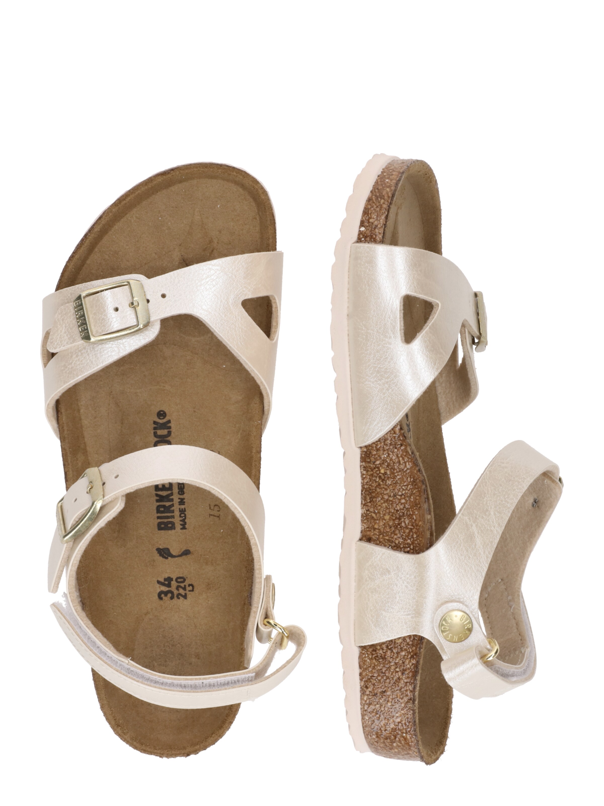 BIRKENSTOCK Open shoes 'Rio' in White