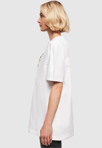 T-shirt 'Kahlo - Botanic frame' Merchcode en blanc
