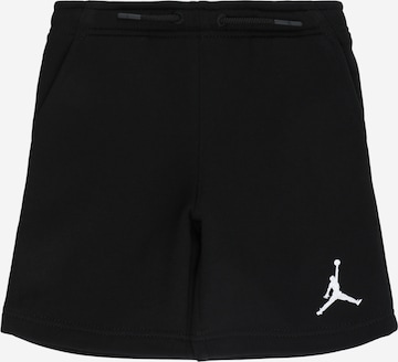Jordan Regular Trousers in Black: front