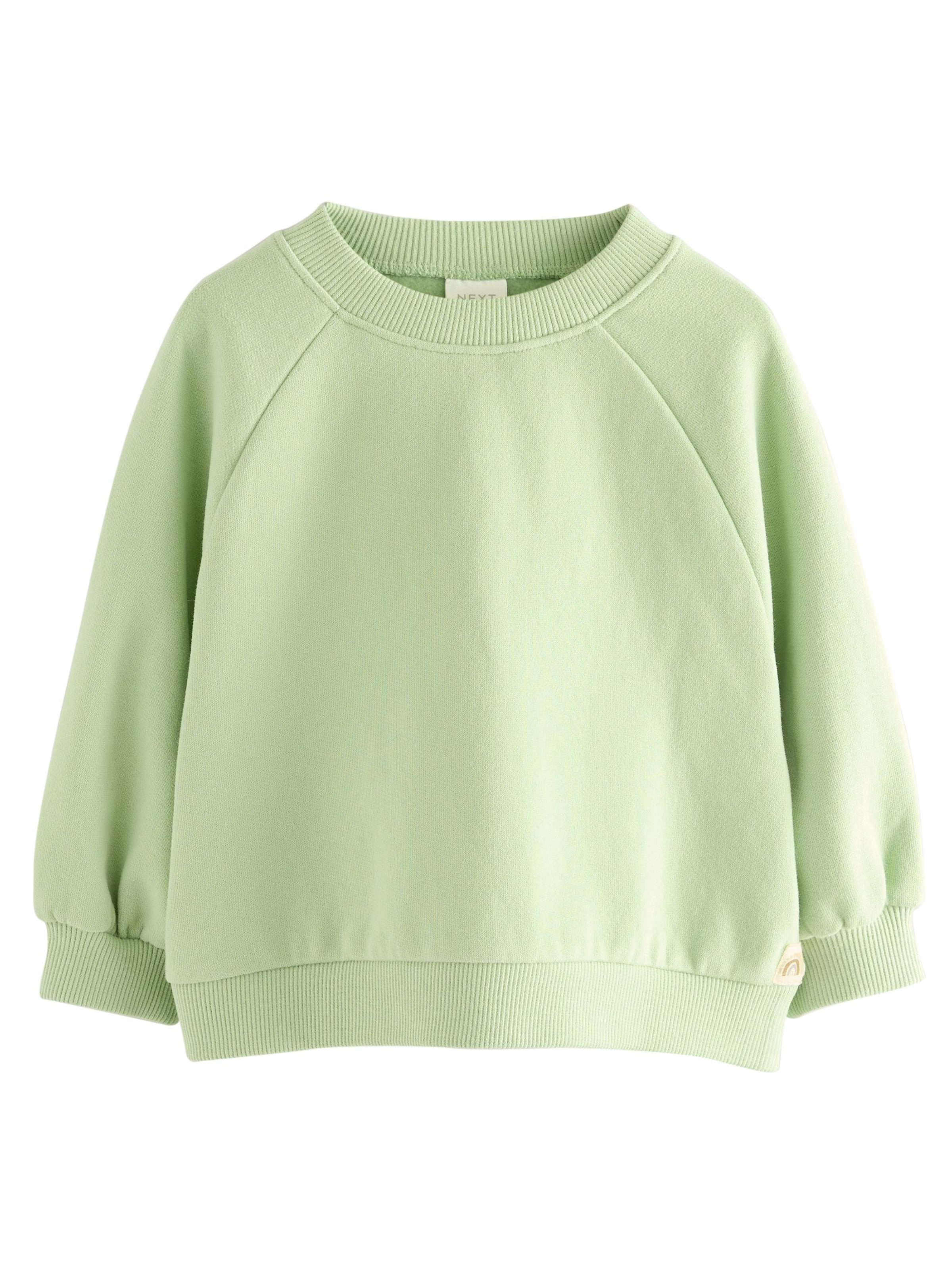 Next Свитшот в Зеленый: спереди