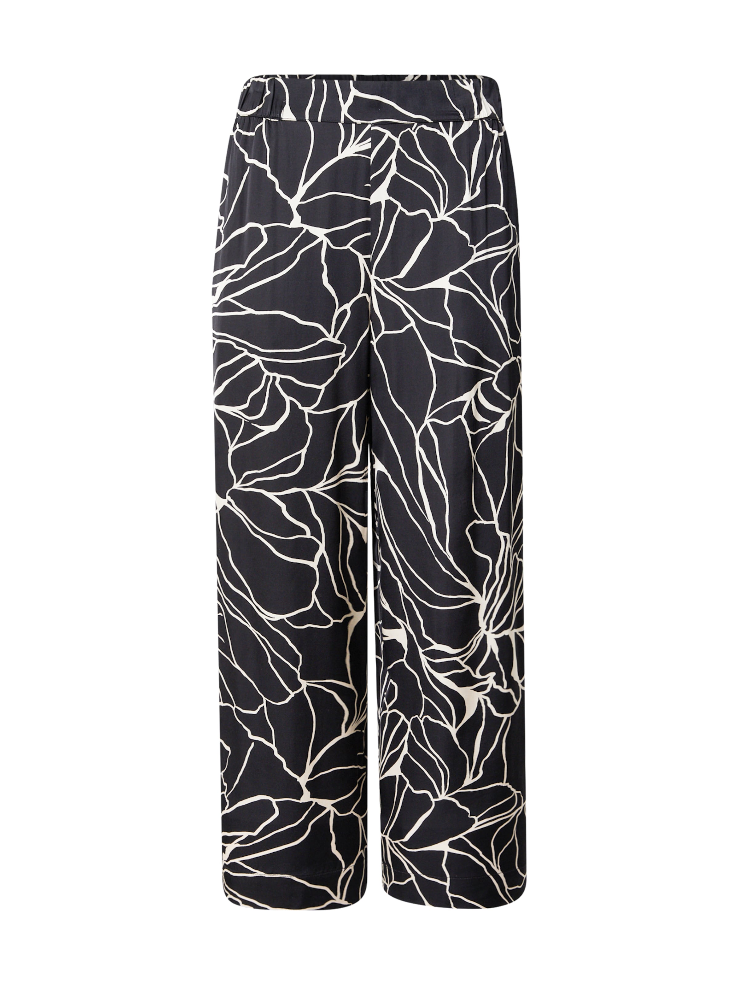 Wide Leg Pantalon s.Oliver BLACK LABEL en noir : devant