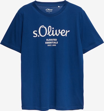 s.Oliver Shirt in Blauw: voorkant