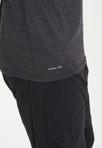 ENDURANCE جينز مضبوط قميص عملي 'Mell' بلون أسود