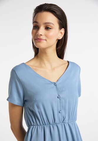 usha BLUE LABEL Zomerjurk in Blauw