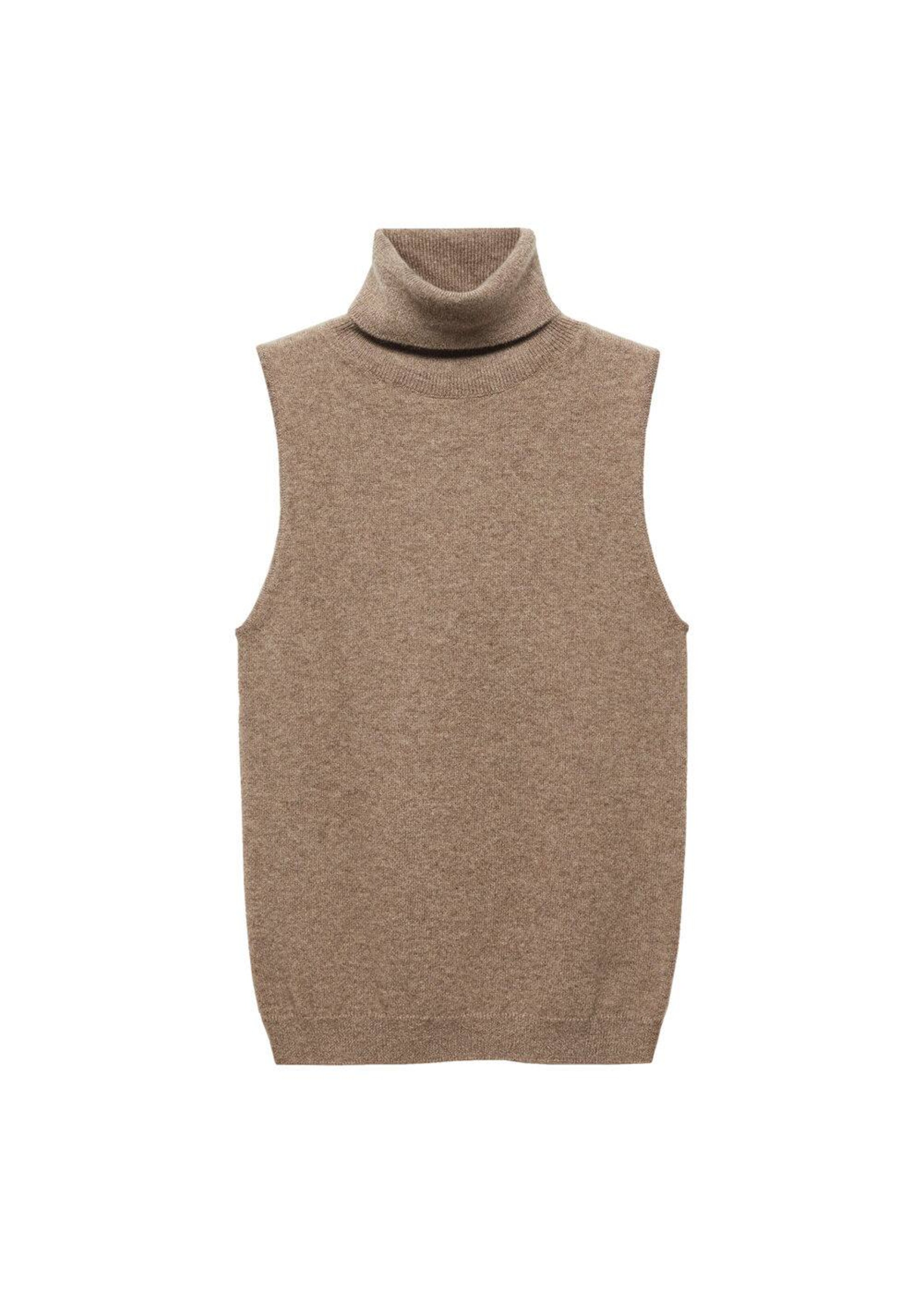 MANGO Svetr – hnědá: přední strana